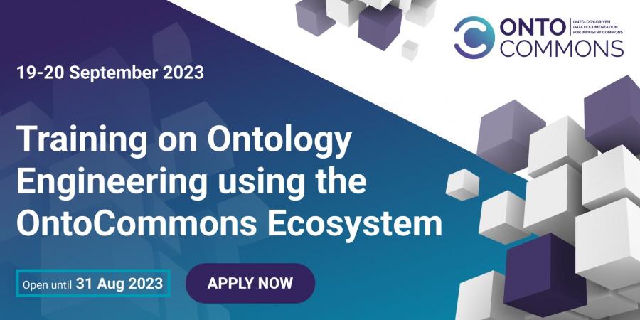 Banner of ontocommons workshop on OCES training