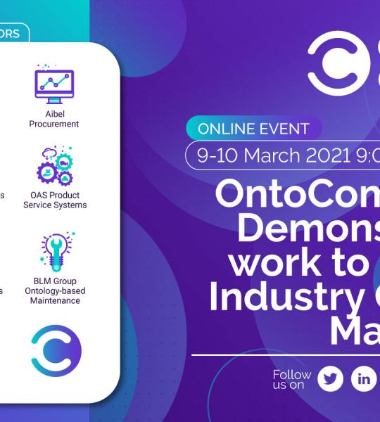 OntoCommons.eu: Demonstrators at work to deliver an Industry Commons Marketplace